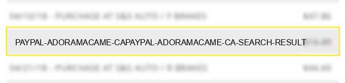 paypal *adoramacame capaypal *adoramacame ca search result image